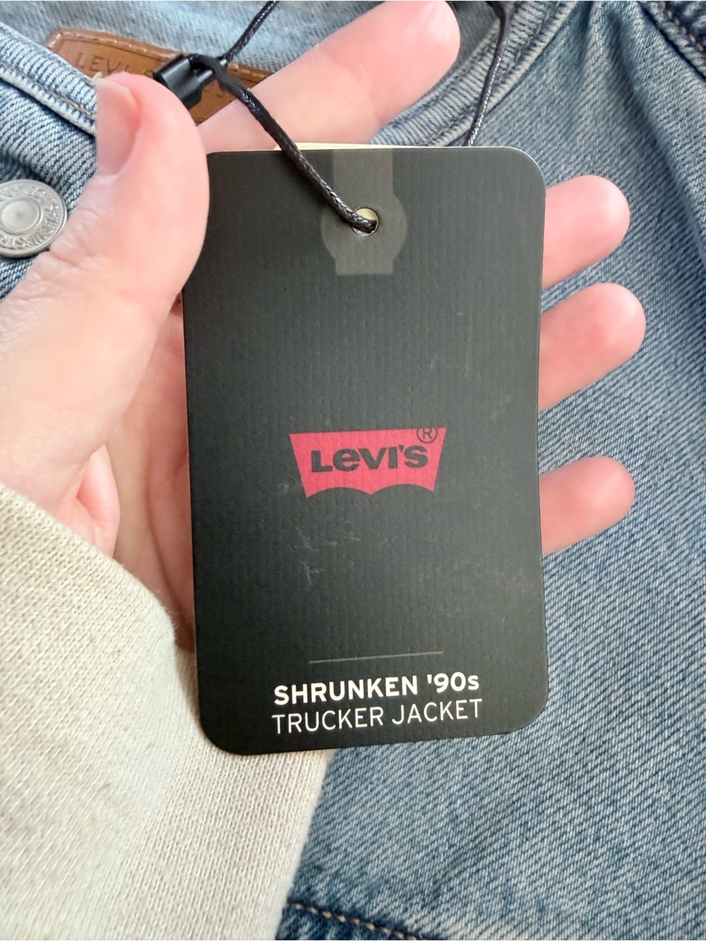 Levi's ‘90s Shrunken Collarless Trucker Jacket - Picture 3 of 5